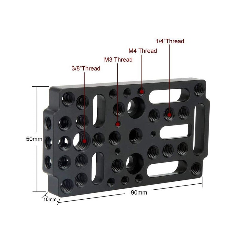 NICEYRIG DSLR Camera Top Handle Kit with Cheese Easy Plate Compatible with URSA Mini, BMPCC 4K 6K - Image 5